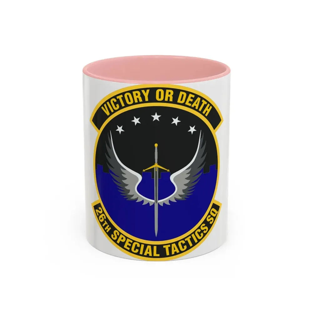 26th Special Tactics Squadron (U.S. Air Force) Accent Coffee Mug 11oz Pink - Go Mug Yourself