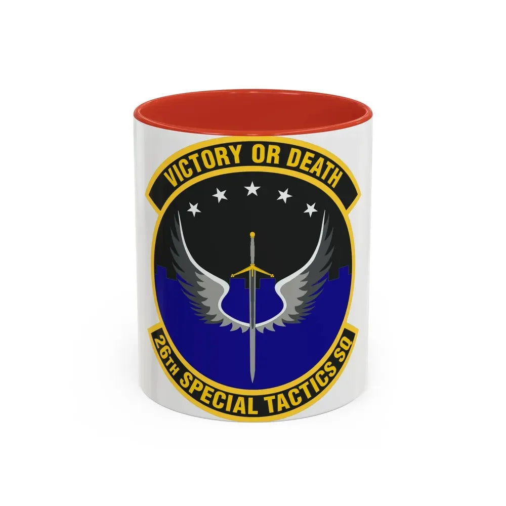 26th Special Tactics Squadron (U.S. Air Force) Accent Coffee Mug 11oz Red - Go Mug Yourself