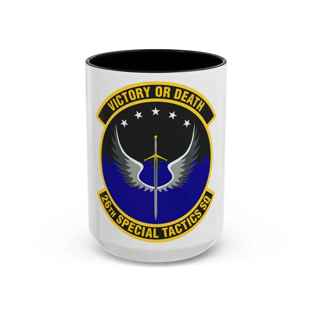 26th Special Tactics Squadron (U.S. Air Force) Accent Coffee Mug 15oz Black - Go Mug Yourself