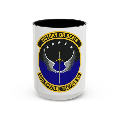 26th Special Tactics Squadron (U.S. Air Force) Accent Coffee Mug 15oz Black - Go Mug Yourself