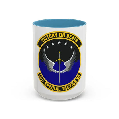 26th Special Tactics Squadron (U.S. Air Force) Accent Coffee Mug 15oz Light Blue - Go Mug Yourself