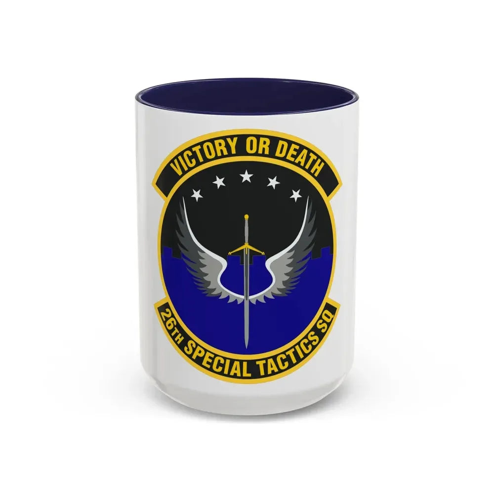 26th Special Tactics Squadron (U.S. Air Force) Accent Coffee Mug 15oz Navy - Go Mug Yourself