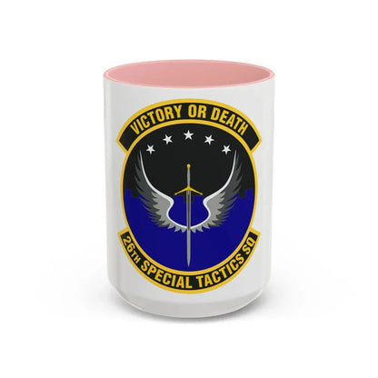26th Special Tactics Squadron (U.S. Air Force) Accent Coffee Mug 15oz Pink - Go Mug Yourself