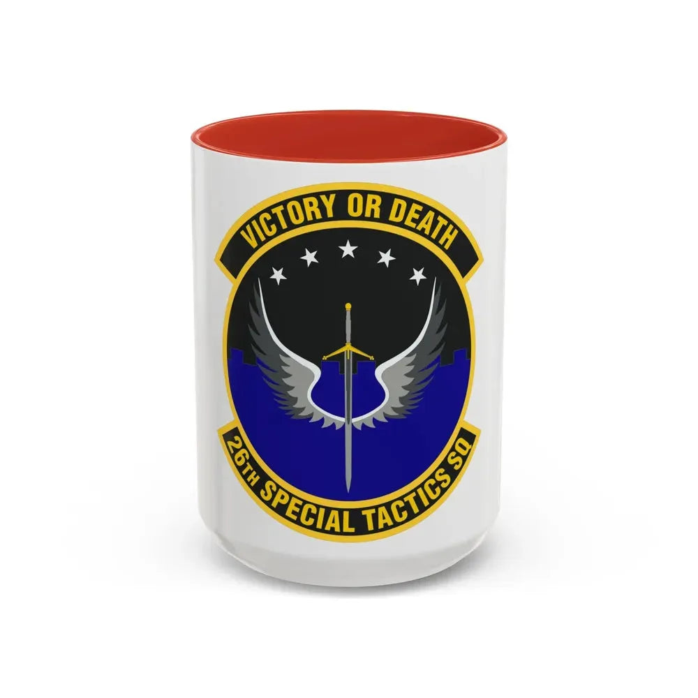 26th Special Tactics Squadron (U.S. Air Force) Accent Coffee Mug 15oz Red - Go Mug Yourself