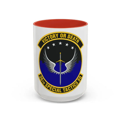 26th Special Tactics Squadron (U.S. Air Force) Accent Coffee Mug 15oz Red - Go Mug Yourself