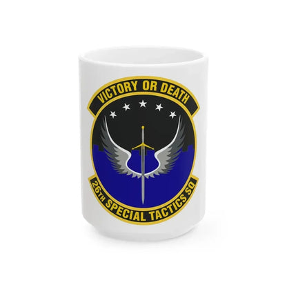 26th Special Tactics Squadron (U.S. Air Force) White Coffee Mug 15oz - Go Mug Yourself