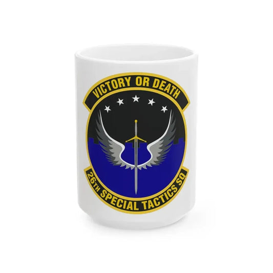 26th Special Tactics Squadron (U.S. Air Force) White Coffee Mug 15oz - Go Mug Yourself