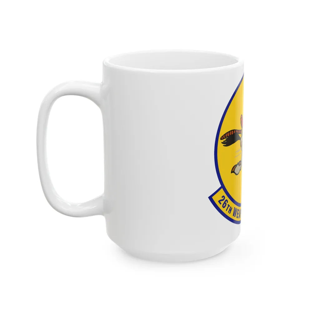 26th Weapons Squadron (U.S. Air Force) White Coffee Mug-Go Mug Yourself