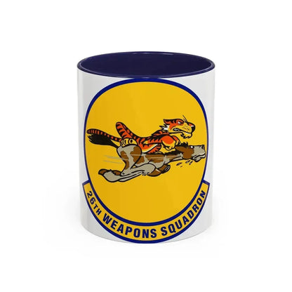 26th Weapons Squadron (U.S. Air Force) Accent Coffee Mug 11oz Navy - Go Mug Yourself