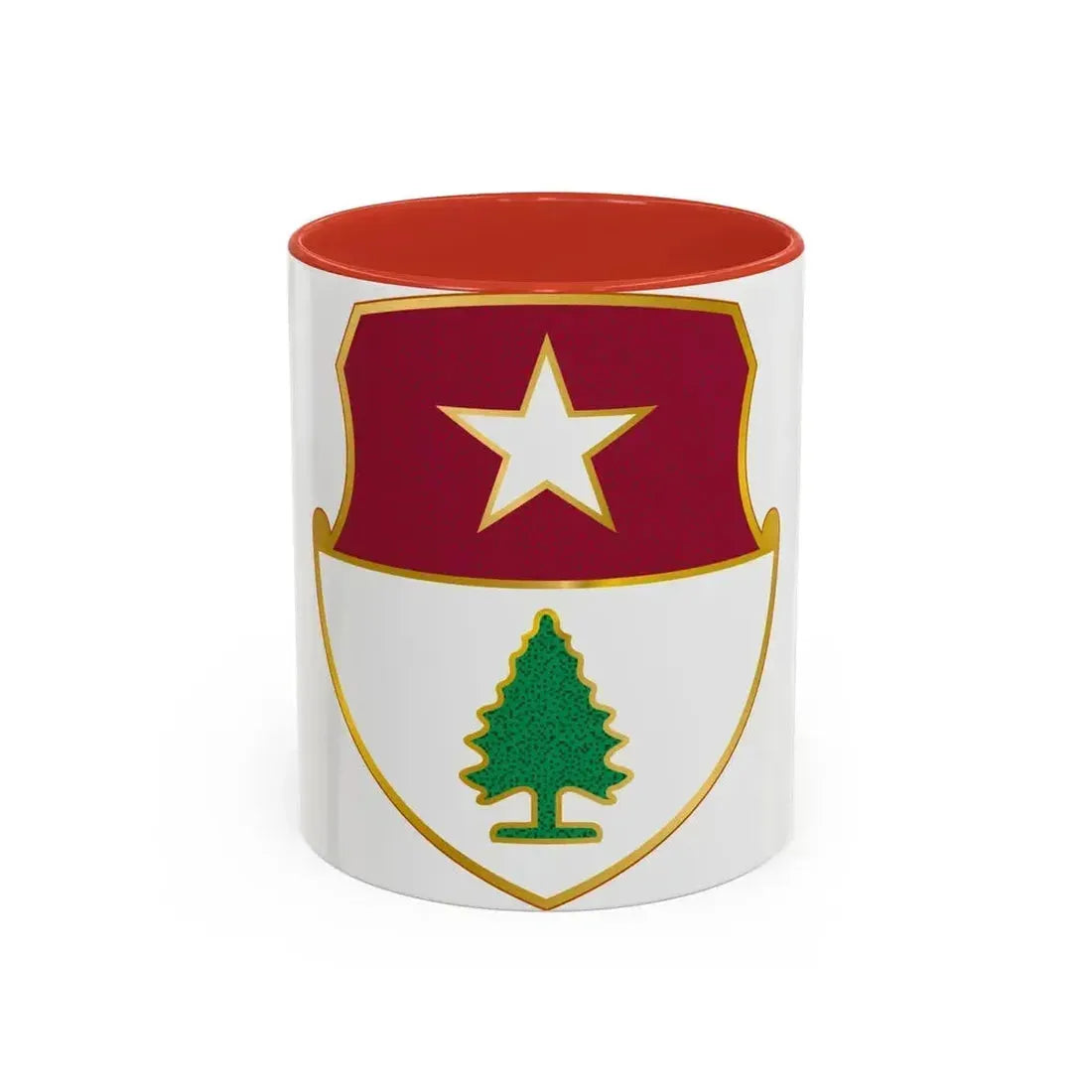 27 Antiaircraft Artillery Automatic Weapons Battalion (U.S. Army) Accent Coffee Mug 11oz Red - Go Mug Yourself