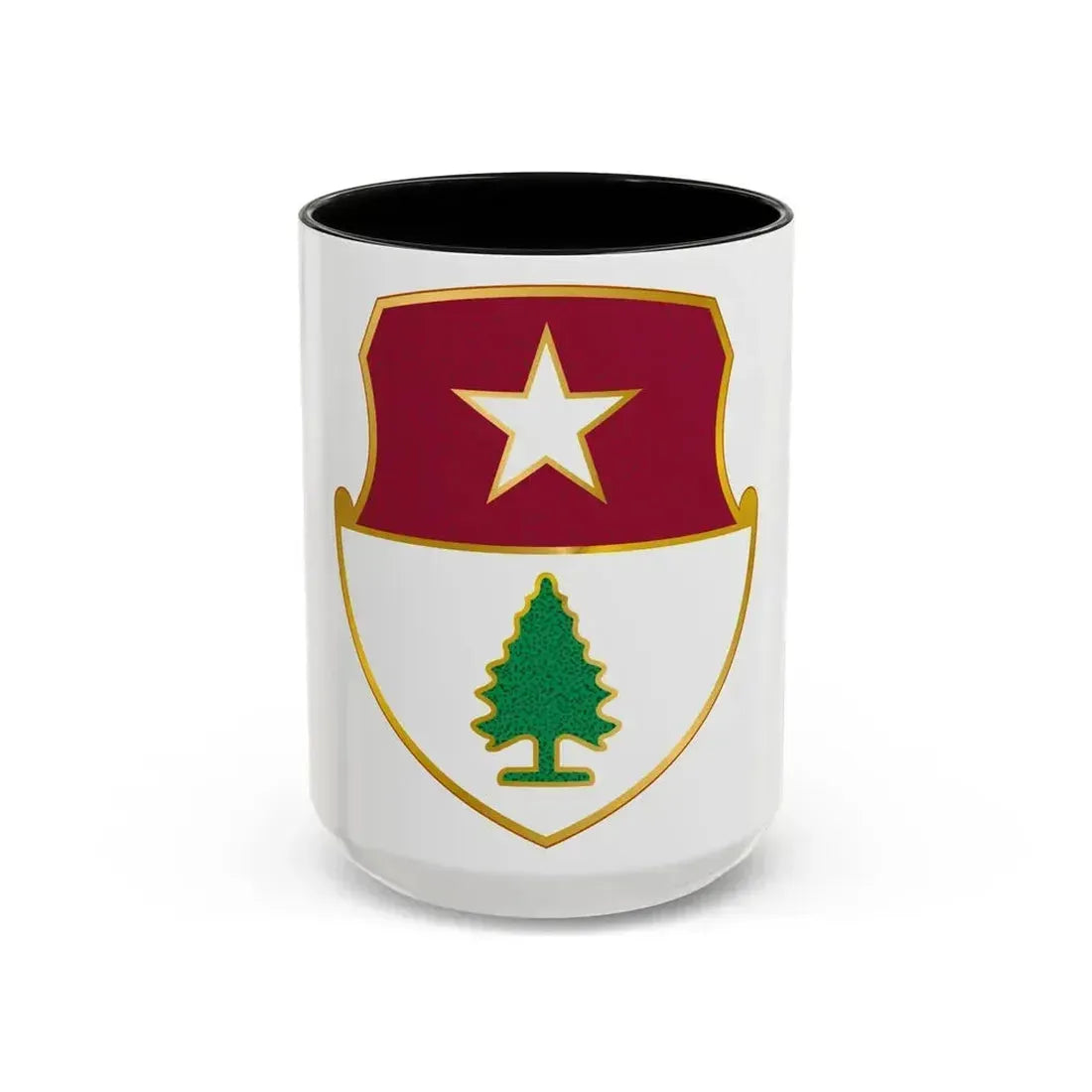 27 Antiaircraft Artillery Automatic Weapons Battalion (U.S. Army) Accent Coffee Mug 15oz Black - Go Mug Yourself