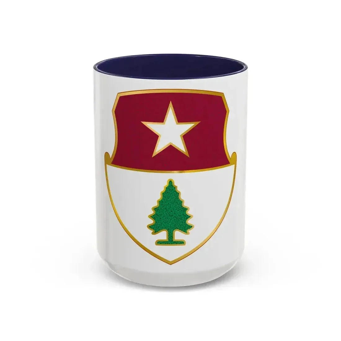 27 Antiaircraft Artillery Automatic Weapons Battalion (U.S. Army) Accent Coffee Mug 15oz Navy - Go Mug Yourself
