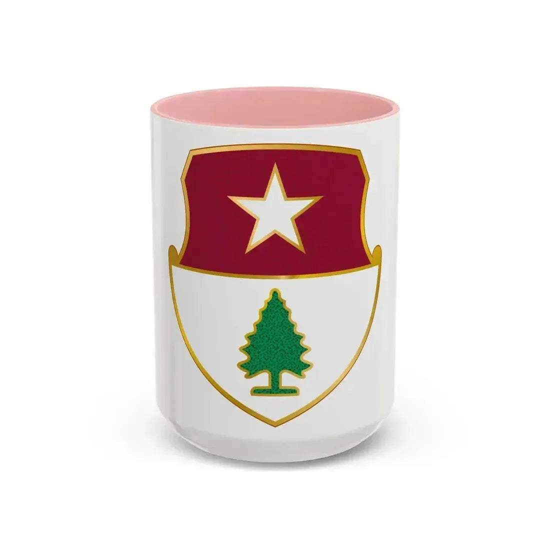 27 Antiaircraft Artillery Automatic Weapons Battalion (U.S. Army) Accent Coffee Mug 15oz Pink - Go Mug Yourself