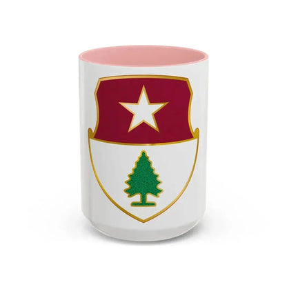 27 Antiaircraft Artillery Automatic Weapons Battalion (U.S. Army) Accent Coffee Mug 15oz Pink - Go Mug Yourself