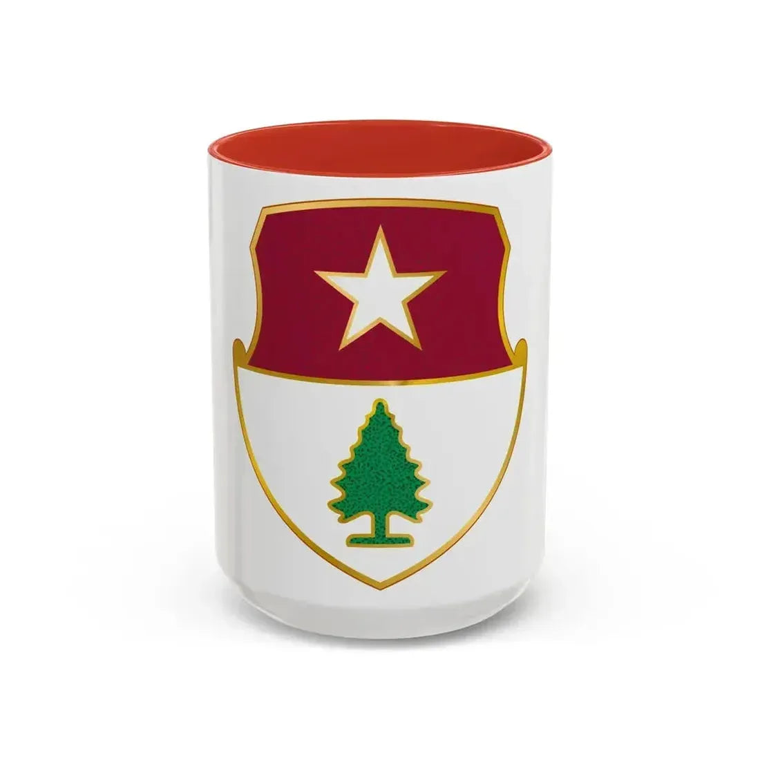 27 Antiaircraft Artillery Automatic Weapons Battalion (U.S. Army) Accent Coffee Mug 15oz Red - Go Mug Yourself