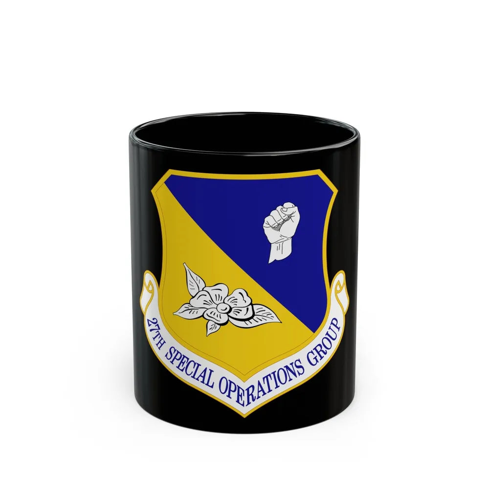 27 Special Operations Group AFSOC (U.S. Air Force) Black Coffee Mug-11oz-Go Mug Yourself