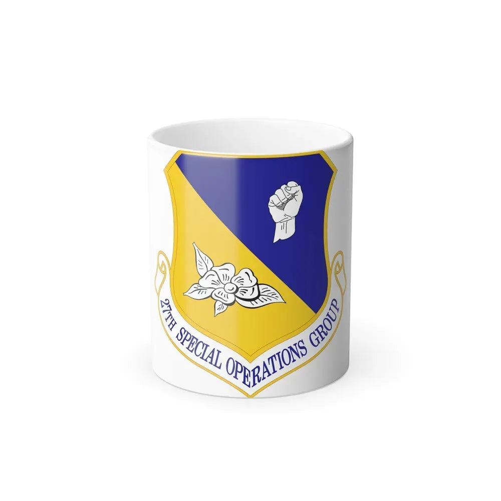 27 Special Operations Group AFSOC (U.S. Air Force) Color Changing Coffee Mug 11oz - Go Mug Yourself