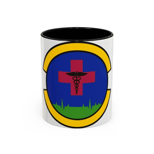 27 Special Operations Healthcare Operations Squadron AFSOC (U.S. Air Force) Accent Coffee Mug 11oz Black - Go Mug Yourself