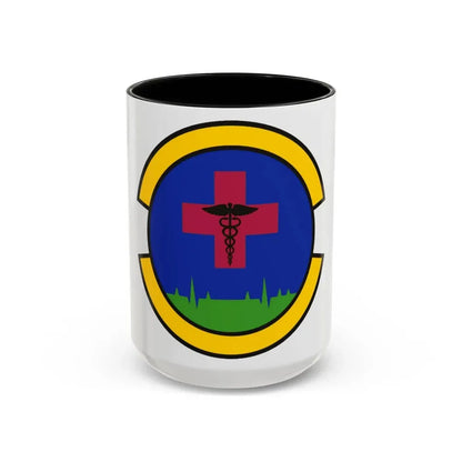 27 Special Operations Healthcare Operations Squadron AFSOC (U.S. Air Force) Accent Coffee Mug 15oz Black - Go Mug Yourself