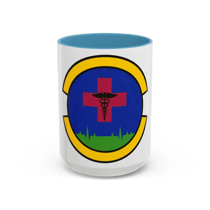27 Special Operations Healthcare Operations Squadron AFSOC (U.S. Air Force) Accent Coffee Mug 15oz Light Blue - Go Mug Yourself
