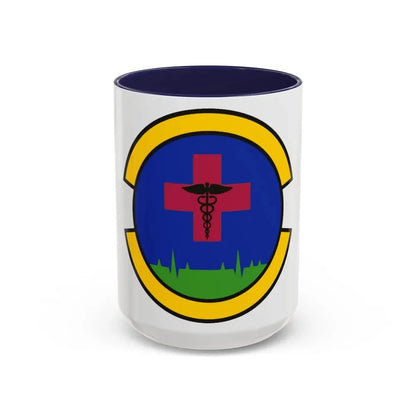 27 Special Operations Healthcare Operations Squadron AFSOC (U.S. Air Force) Accent Coffee Mug 15oz Navy - Go Mug Yourself