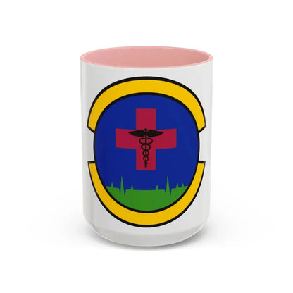 27 Special Operations Healthcare Operations Squadron AFSOC (U.S. Air Force) Accent Coffee Mug 15oz Pink - Go Mug Yourself