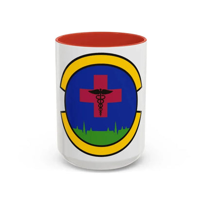 27 Special Operations Healthcare Operations Squadron AFSOC (U.S. Air Force) Accent Coffee Mug 15oz Red - Go Mug Yourself