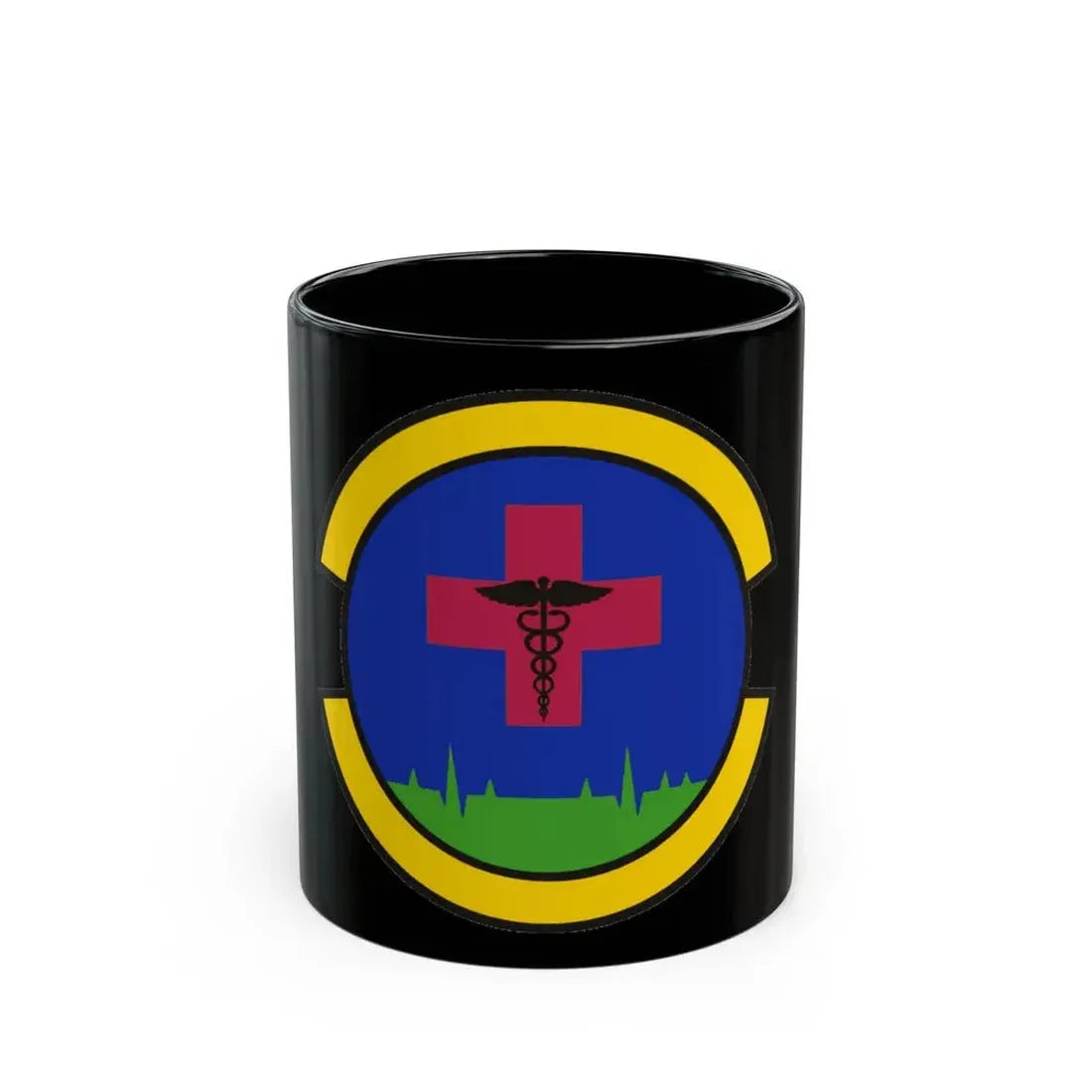 27 Special Operations Healthcare Operations Squadron AFSOC (U.S. Air Force) Black Coffee Mug 11oz - Go Mug Yourself
