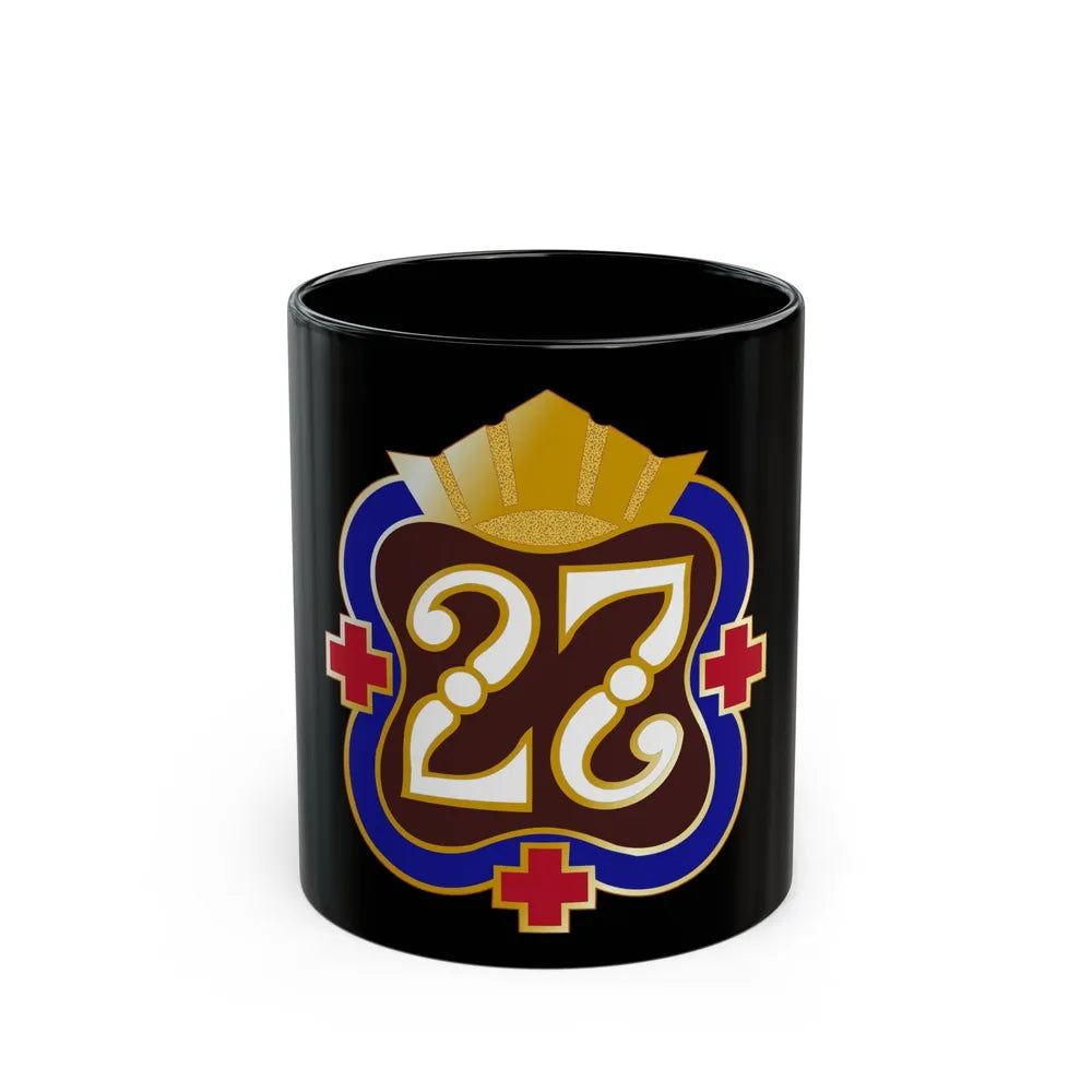 27 Surgical Hospital (U.S. Army) Black Coffee Mug-11oz-Go Mug Yourself