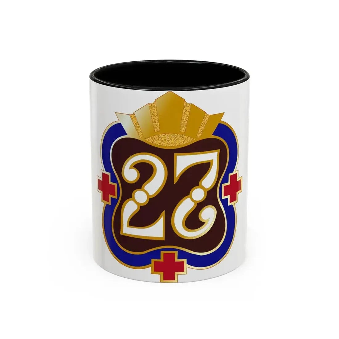 27 Surgical Hospital (U.S. Army) Accent Coffee Mug 11oz Black - Go Mug Yourself