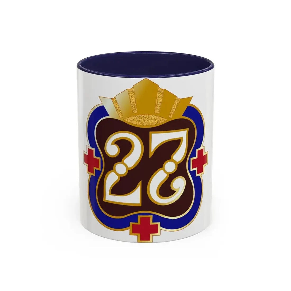 27 Surgical Hospital (U.S. Army) Accent Coffee Mug 11oz Navy - Go Mug Yourself