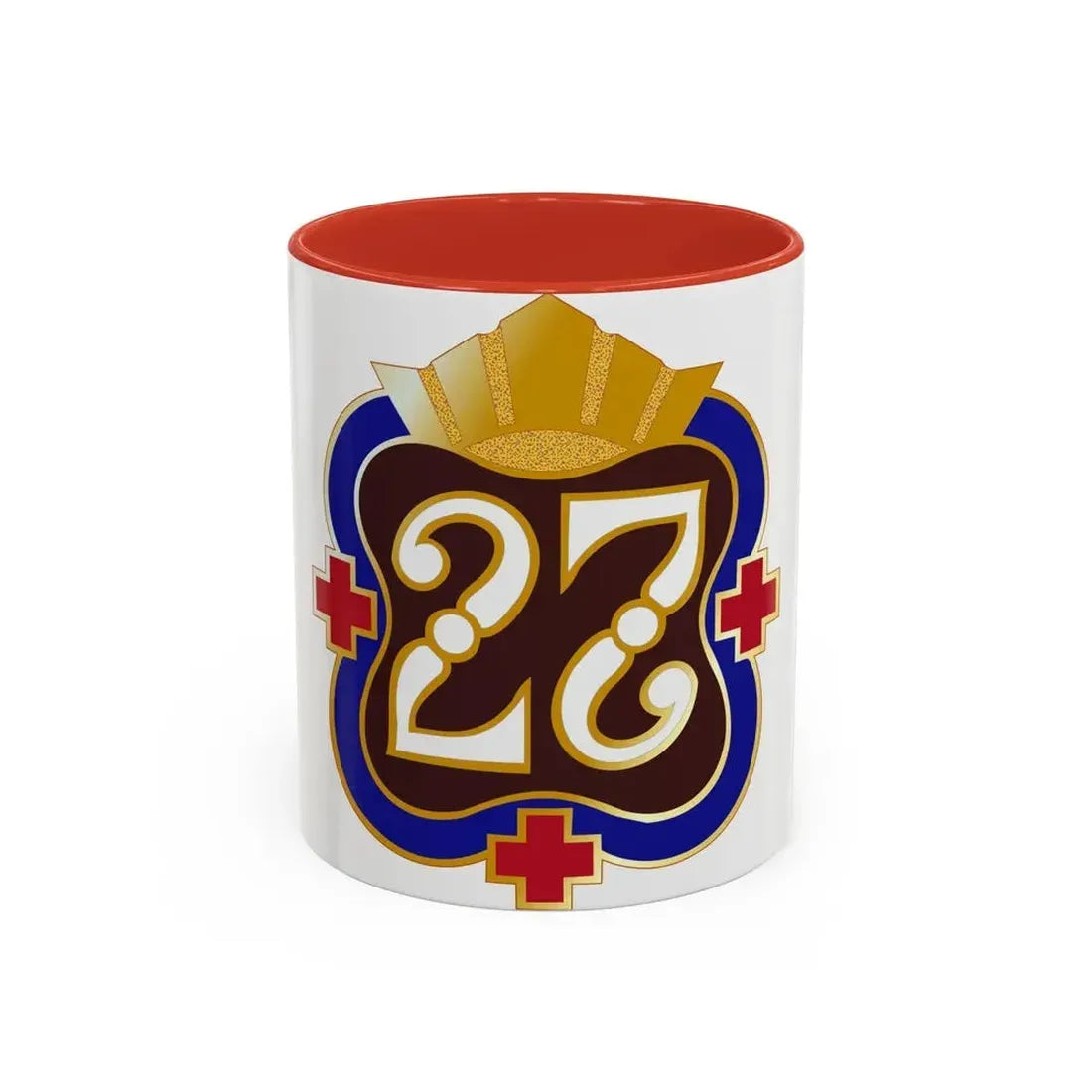 27 Surgical Hospital (U.S. Army) Accent Coffee Mug 11oz Red - Go Mug Yourself
