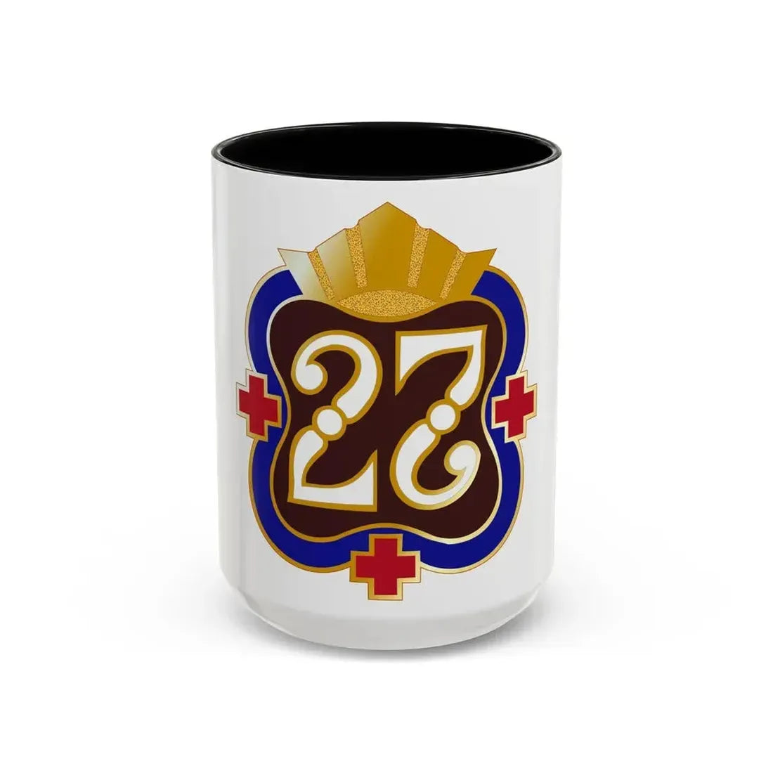 27 Surgical Hospital (U.S. Army) Accent Coffee Mug 15oz Black - Go Mug Yourself