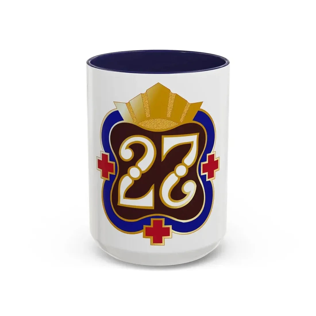 27 Surgical Hospital (U.S. Army) Accent Coffee Mug 15oz Navy - Go Mug Yourself
