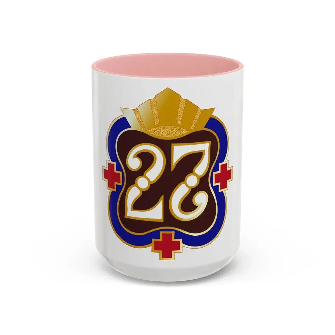 27 Surgical Hospital (U.S. Army) Accent Coffee Mug 15oz Pink - Go Mug Yourself