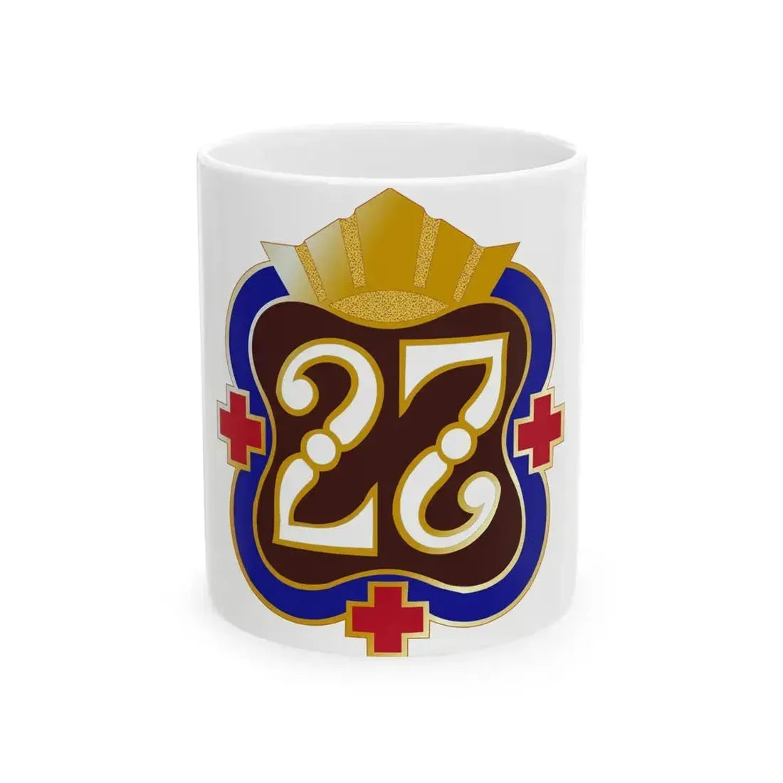 27 Surgical Hospital (U.S. Army) White Coffee Mug 11oz - Go Mug Yourself