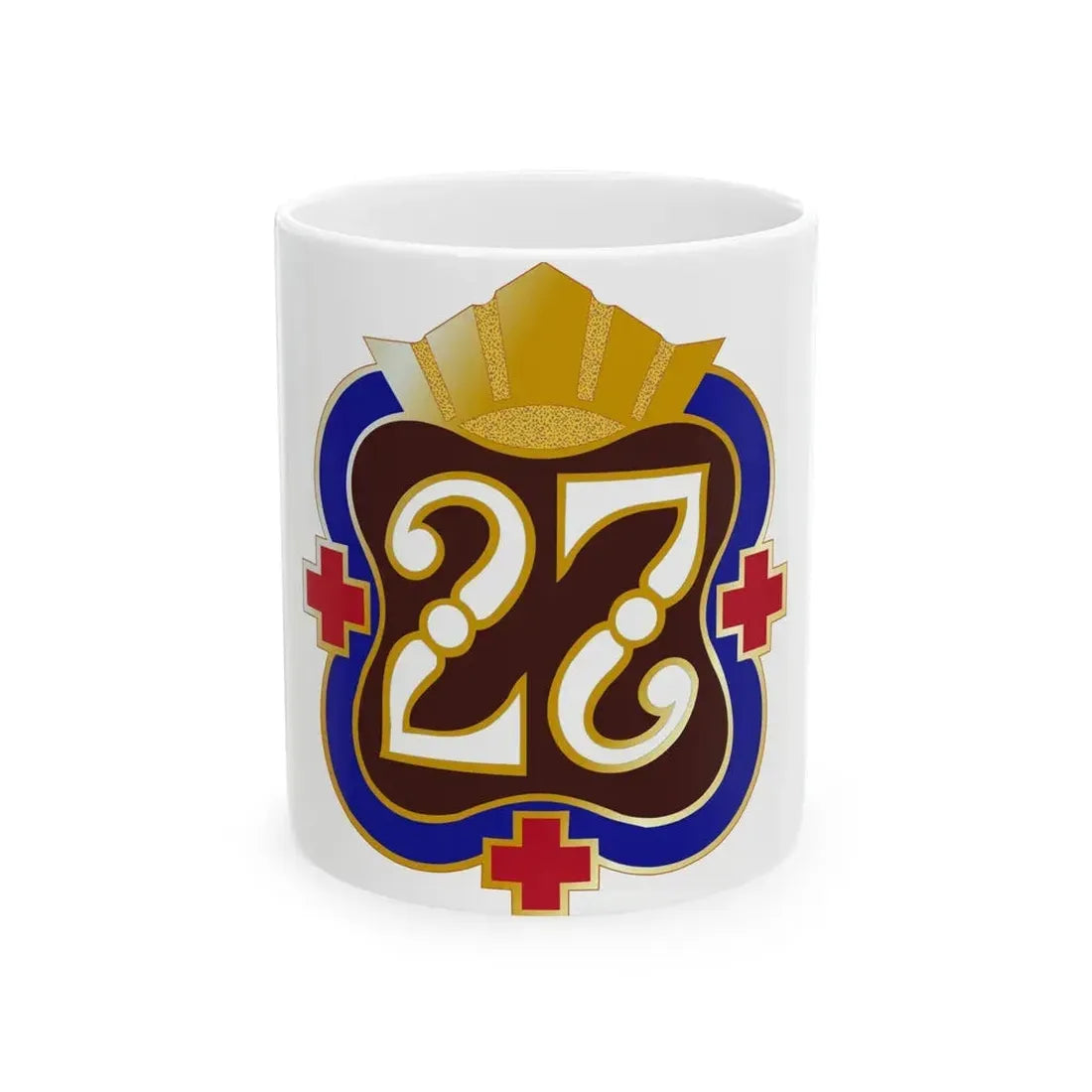 27 Surgical Hospital (U.S. Army) White Coffee Mug 11oz - Go Mug Yourself