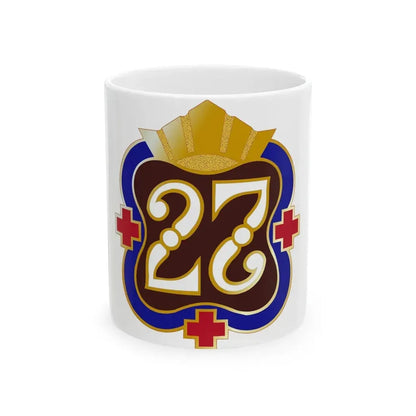 27 Surgical Hospital (U.S. Army) White Coffee Mug 11oz - Go Mug Yourself