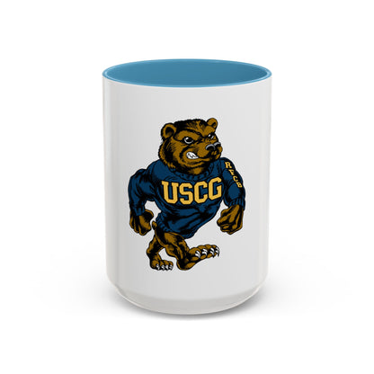 USCG Bear (U.S. Coast Guard) Accent Coffee Mug