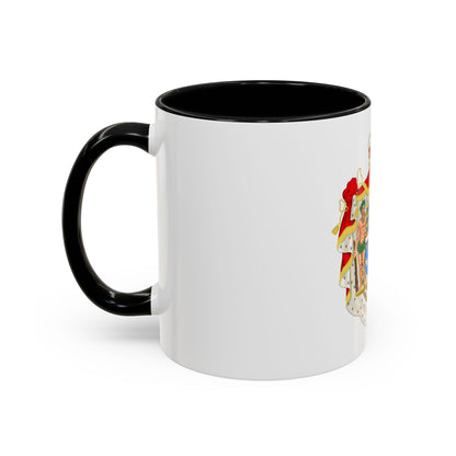 Coat of arms of Joachim, Prince of Denmark - Accent Coffee Mug