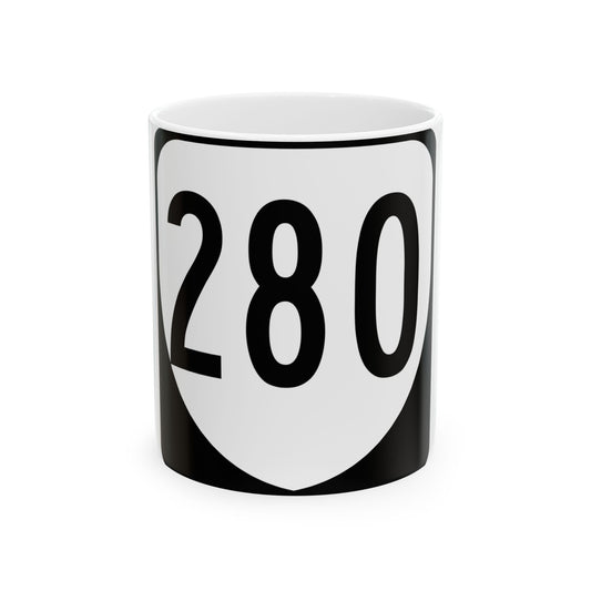 Virginia 280 1980 (Virginia) (Road Sign) White Coffee Mug