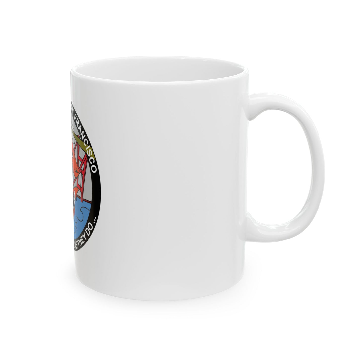 USCG Air Station San Francisco 2 (U.S. Coast Guard) White Coffee Mug
