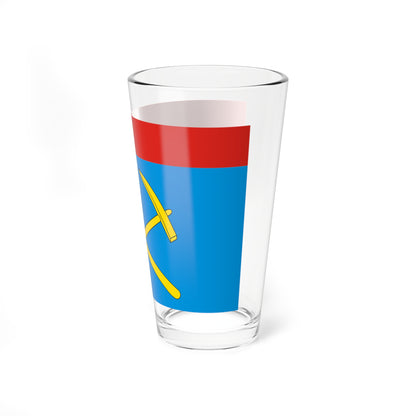 Flag of Podolsk Moscow oblast (Russia) Pint Glass 16oz