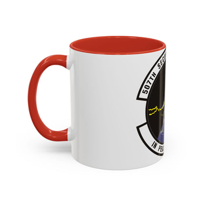 507th Security Forces Squadron (U.S. Air Force) Accent Coffee Mug