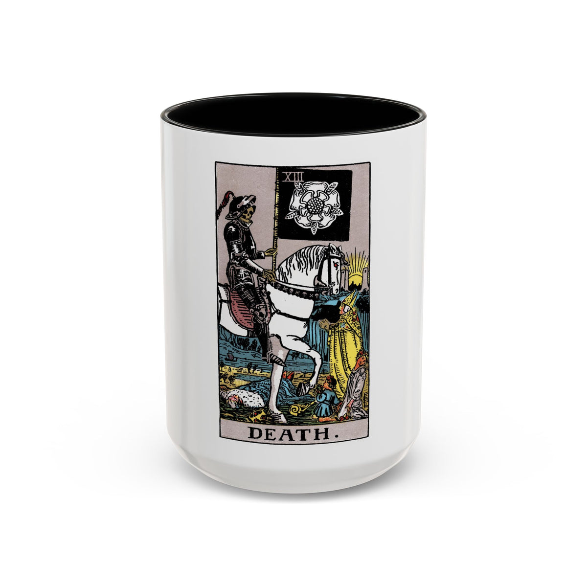 Death (Tarot Card) Accent Coffee Mug