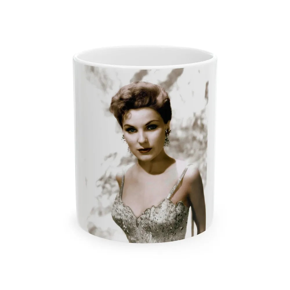 Debra Paget #132 (Vintage Female Icon) White Coffee Mug-11oz-Go Mug Yourself