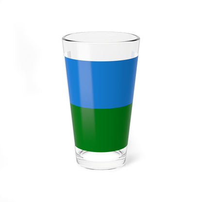 Flag of Kogalym (Russia) Pint Glass 16oz