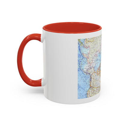 Top Of The World (1965) (Map) Accent Coffee Mug