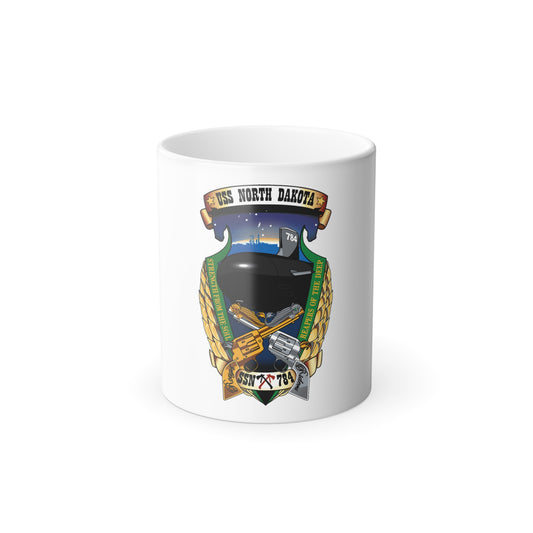 USS North Dakota SSN 784 (U.S. Navy) Color Changing Mug 11oz
