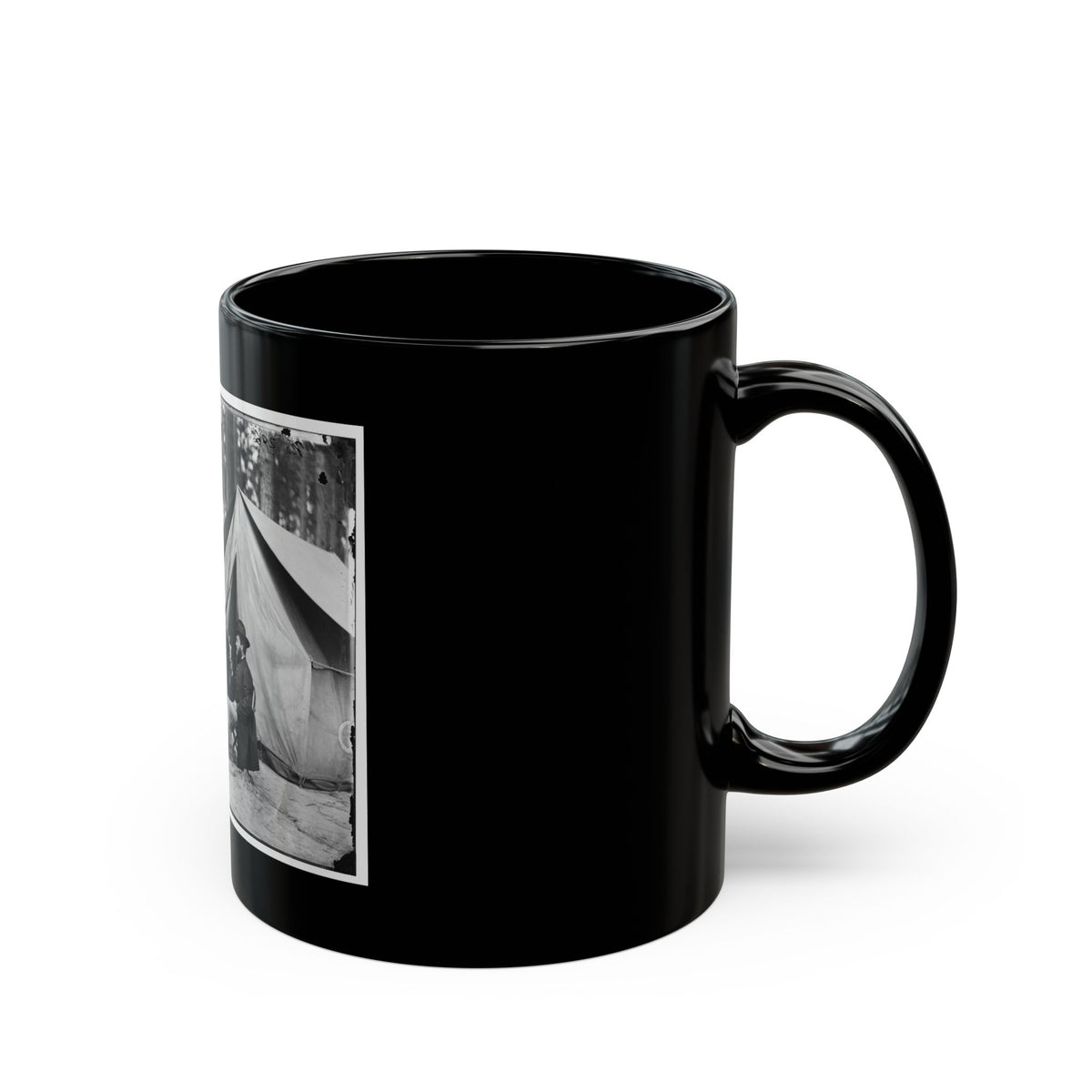 Petersburg, Va. Hospital Stewards Of 2d Division, 9th Corps, In Front Of Tents (U.S. Civil War) Black Coffee Mug